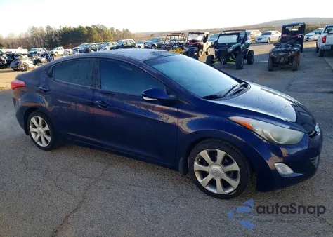 2013 Hyundai Elantra Gls z USA, uszkodzony, nr VIN 5NPDH4AE3DH213190